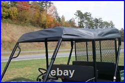 Kawasaki Mule 4010 Trans Roll Cage Soft Top Roof Made to Order Black