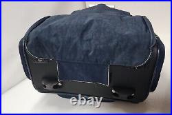 Kipling Alcatraz ll grey/blue Nylon Rolling Laptop Wheeled Backpack