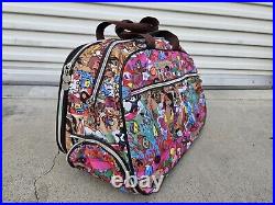 Lesportsac Rolling Duffel Bag Satchel Luggage Carry On Kawaii Travel Suitcase