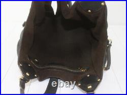 Louis Vuitton Black Monogram Mahina Leather XL Hobo Bag