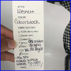 Marylou Ozbolt Storer Womens Artsy Top Blouse Jacket Weskett Extra Large XL NWT