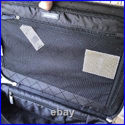 Michael Kors Jet Set Travel Rolling Trolley Suitcase Heather Grey Black Luggage