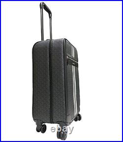 Michael Kors Jet Set Travel Rolling Trolley Suitcase Heather Grey Black MK