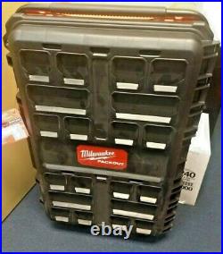 Milwaukee 48-22-8428 PACKOUT Rolling Tool Chest with Dual Stack Top Red/Black