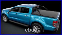 Mountain Top Roll Black Roller Shutter Cover Ford Ranger T6 2012+ Double Cab
