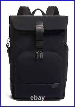 NEW Tumi HARRISON OSBORN 17.5 Roll Top Backpack SOLID BLACK