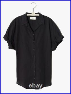 NWT XIRENA Channing shirt top blouse black sz Medium