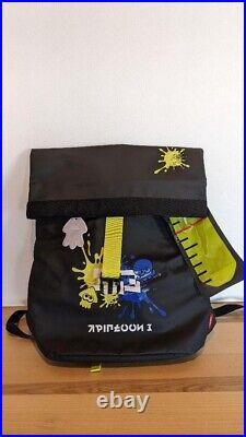 Nintendo TOKYO Splatoon 3 Roll Top backpack Rucksack 14.9×18.9×4.7 Black JPN