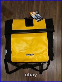 Ortlieb Messenger-Bag Rolltop backpack yellowithblack. New with tags. Unused