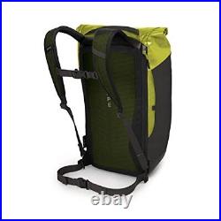Osprey Europe Transporter Roll Top Backpack, Lemongrass YellowithBlack