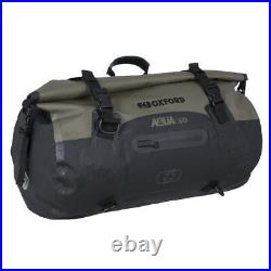 Oxford AQUA T-50 Roll Bag waterproof Motorcycle Tail Pack Motorbike Luggage 50 L