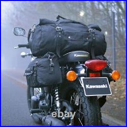 Oxford Heritage Vintage Waterproof Motorcycle Roll Top Duffle Bag 20L Black