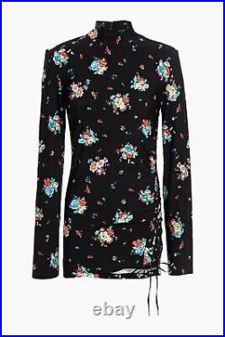 Paco Rabanne Stretch Floral Roll Neck Top RRP£295