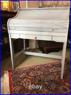 Painted Roll Top Desk
