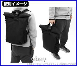 Pre-Order Evangelion NERV Roll Top Backpack Black Cospa H45xW28xD17cm Japan New