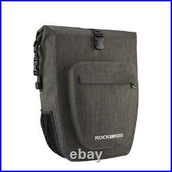 ROCKBROS Premium Quality 18-24L 100% Waterproof Bike Pannier Bag Roll-Top Large