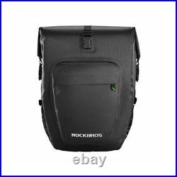 ROCKBROS Premium Quality 18-24L 100% Waterproof Bike Pannier Bag Roll-Top Large