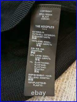 ROCK & ROLL TOP! The Kooples Wool Blend Studded Rib-Knit Sweater size 2