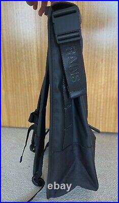 Rains Black Trail Rolltop Backpack Black NEW CONDITION