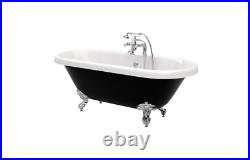 Richmond Freestanding Roll Top Traditional Bath with Feet 1690x740