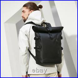 RollTop Backpack Men Women/Waterproof Computer Backpacker/School Backpack
