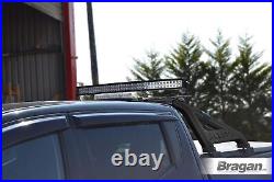 Roll Bar + Tonneau Cover + Beacon + LED Bar For Mitsubishi L200 2005-2015 BLACK