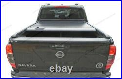 Roll-Slide Roller Shutter Black Roll and Lock Top Cover Nissan Navara Double Cab