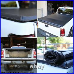 Roll-up Truck Bed Top Soft Tonneau Cover For 00-06 Toyota Tundra 6.5ft Fleetside