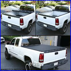Roll-up Truck Bed Top Soft Tonneau Cover For 01-05 Ford Explorer Sport Trac 4'2