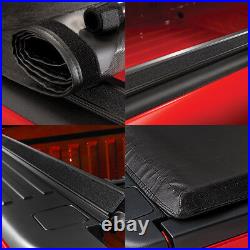 Roll-up Truck Bed Top Soft Tonneau Cover For 16-21 Toyota Tacoma 5ft Fleetside