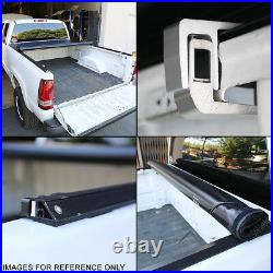Roll-up Truck Bed Top Soft Tonneau Cover For 16-21 Toyota Tacoma 5ft Fleetside