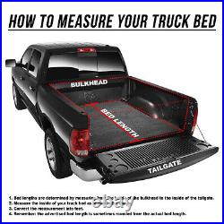 Roll-up Truck Bed Top Vinyl Soft Tonneau Cover For 02-18 Dodge Ram 8ft Fleetside