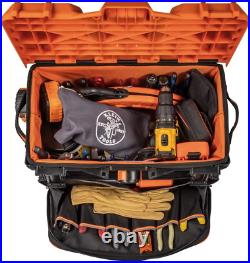 Rolling Tool Bag, Tradesman Pro Tool Bag on Wheels with High Clearance, Portable