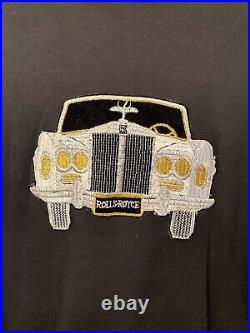 Rolls Royce Fanatic Ladies Bling Top Bougee Vegas High Roller Vintage XL