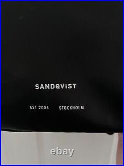 SANDQVIST Konrad Water-Resistant Rolltop Backpack (Black) 14/18 L