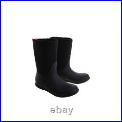 Shoes women Hunter Original Insulated Roll Top Sherpa Boots WFT2052NREBLK Black