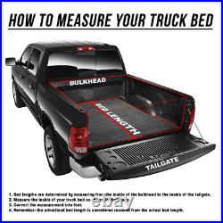 Short Bed Tonneau Cover 5Ft Soft Top Roll-Up Fleetside for 05-15 Toyota Tacoma