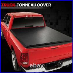 Short Bed Tonneau Cover 5.5Ft Soft Top Roll-Up Fleetside for 07-21 Toyota Tundra