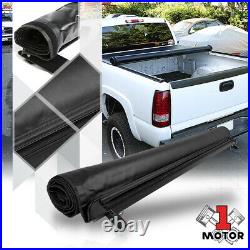 Short Bed Tonneau Cover 6Ft Soft Top Roll-Up Fleetside for 05-15 Toyota Tacoma