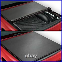 Short Bed Tonneau Cover 6.7Ft Soft Top Roll-Up Fleetside for 04-15 Nissan Titan