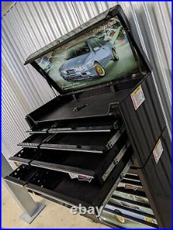 Snap On 40in Black'Sierra Cosworth' Stack Roll Cab + Top Box WE DELIVER