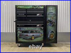Snap On 40in Black Stack Roll Cab Top Box + Side Locker'Cosworth' WE DELIVER
