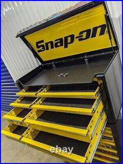 Snap On 40in Black/Yellow Stack Roll Cab + Top Box Graffiti WE DELIVER