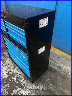 Snap On Tools Heritage Series 40 Tool Box Chest Roll Cab Top Box Black & Blue