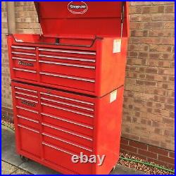Snap on 40 top and bottom toolbox will split Snap on top box Snap on Roll cab