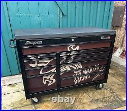 Snap on tool box Kra 55 by 24 Snap on roll cab Guy Martin with armour top