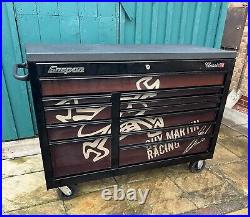 Snap on tool box Kra 55 by 24 Snap on roll cab Guy Martin with armour top