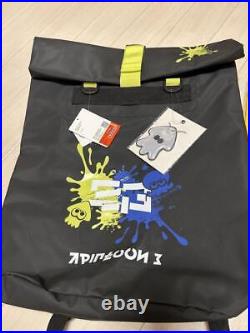 Splatoon 3 Roll Top Backpack Nintendo Store Japan Exclusive Squid Reflector