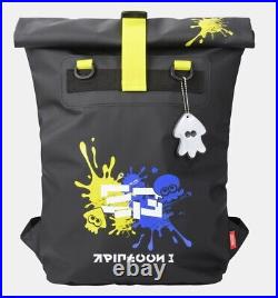 Splatoon 3 Roll Top Backpack Squid reflector Nintendo Store Japan Exclusive