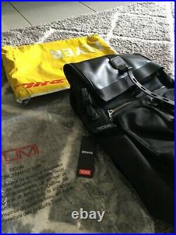 TUMI Alpha Bravo London Roll Top Backpack Black Men Business Laptop Bag DHL POST